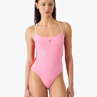 Costume da bagno Monogram rosa