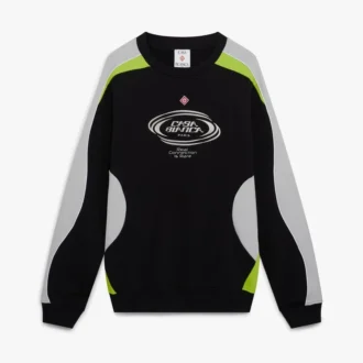 Felpa a maniche lunghe con blocchi di colore