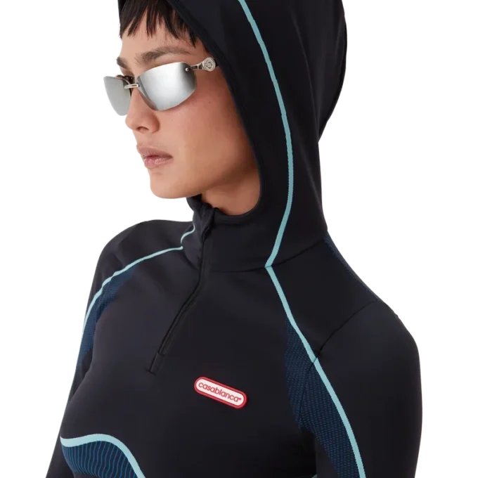 Felpa con cappuccio a maniche lunghe senza cuciture Felpa con cappuccio a maniche lunghe senza cuciture