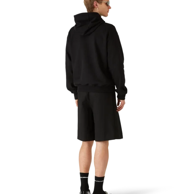 Felpa con cappuccio e logo Diamond