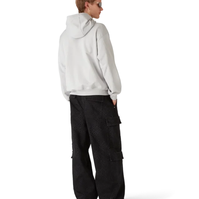 Felpa con cappuccio e logo Diamond