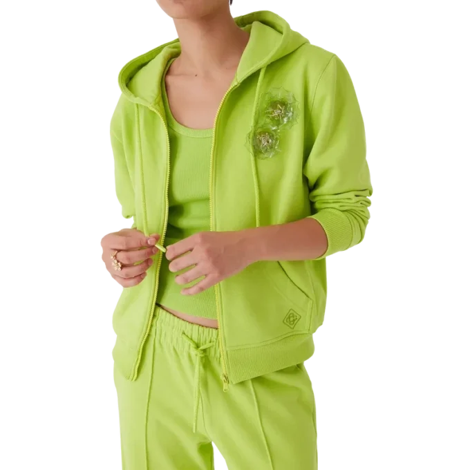 Felpa con cappuccio e zip