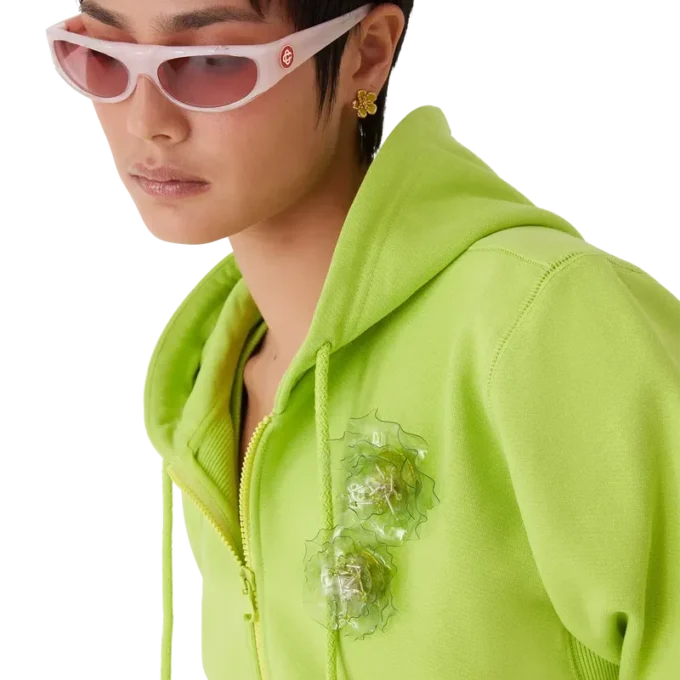 Felpa con cappuccio e zip