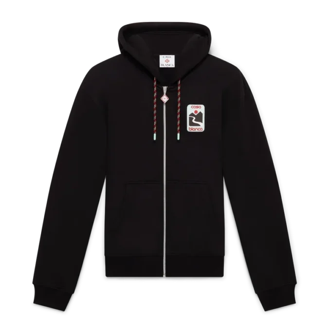 Felpa con cappuccio e zip Sunset Valley