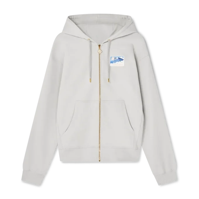 Felpa con cappuccio Greek Temple