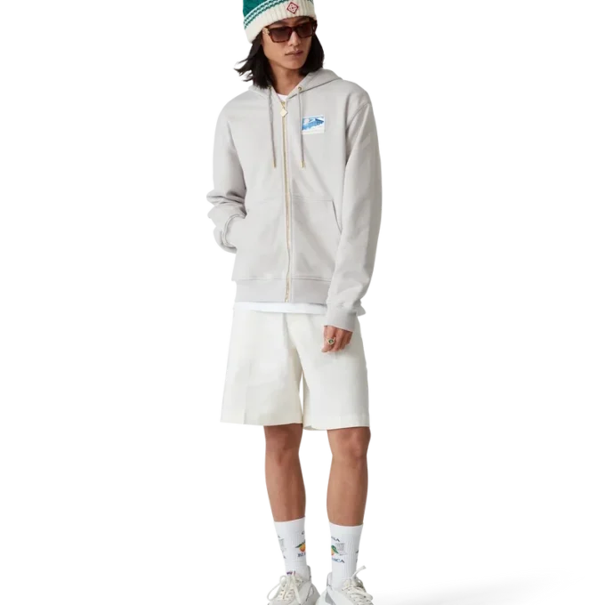 Felpa con cappuccio Greek Temple