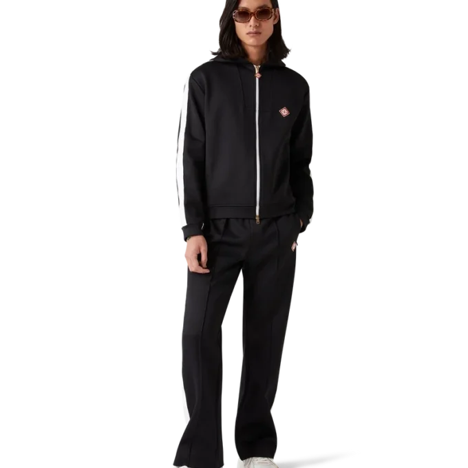 Felpa con cappuccio in tessuto scuba