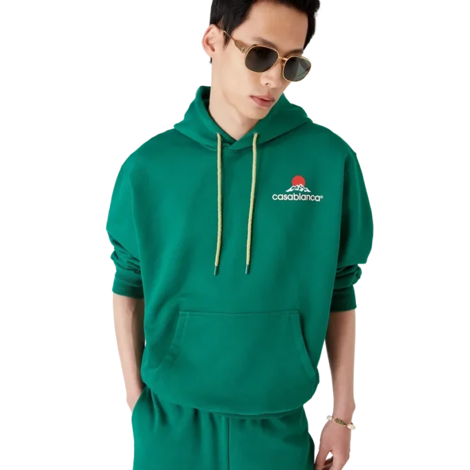 Felpa con cappuccio Montagne