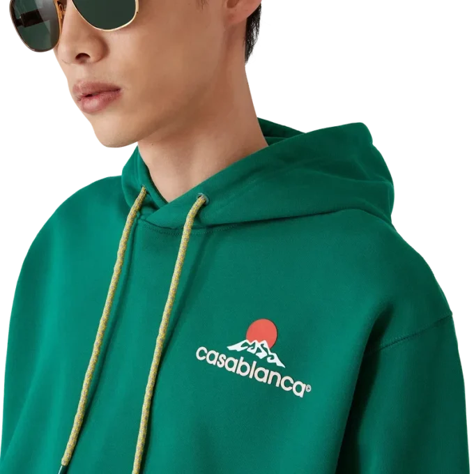 Felpa con cappuccio Montagne