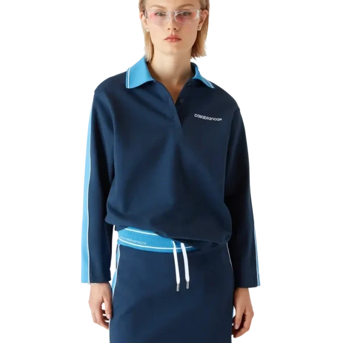 Felpa con colletto Punto Polo