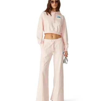 Felpa corta con cappuccio Greek Temple