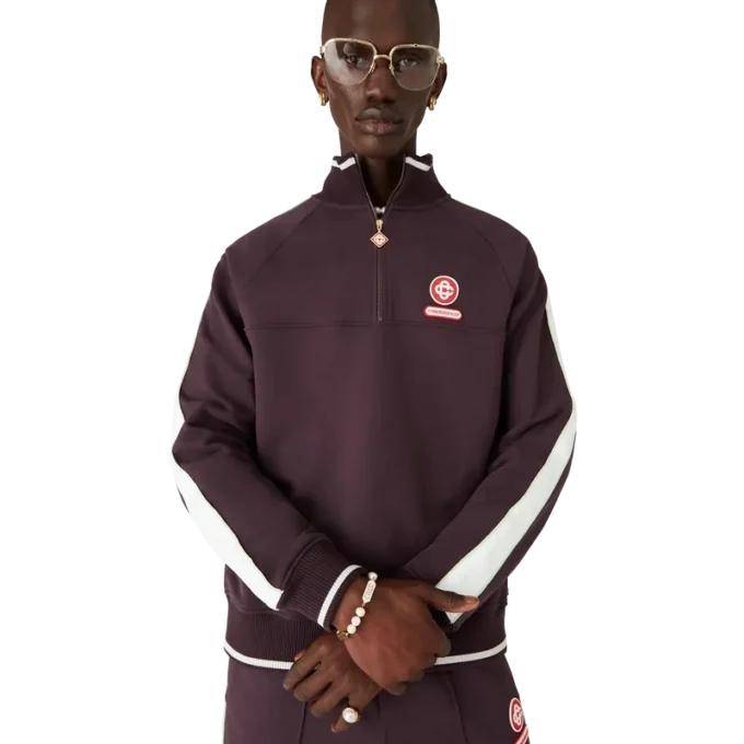 Felpa Laurel con zip a un quarto