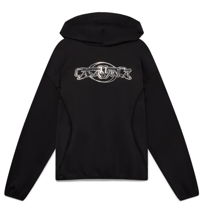 Felpa oversize con cappuccio e pannelli