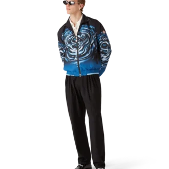 Giacca a vento con logo Warped Ripple