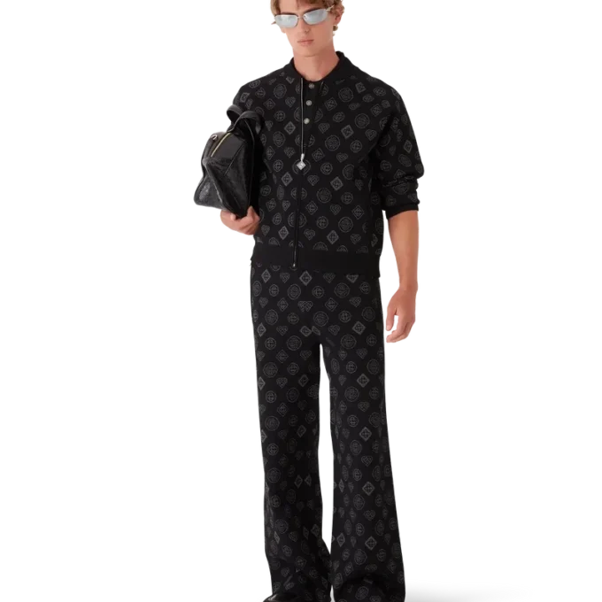 Giacca bomber in jacquard Monogram