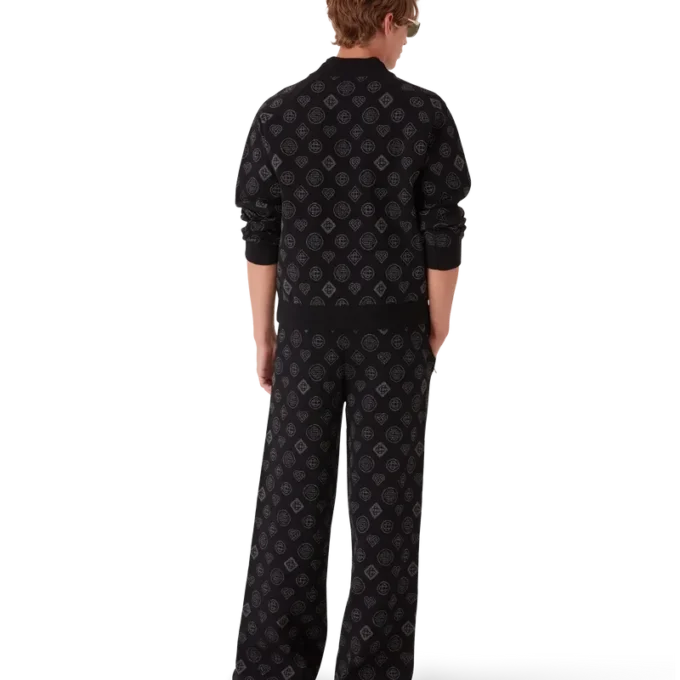 Giacca bomber in jacquard Monogram