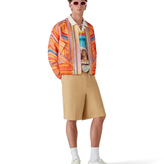 Giacca bomber Low Rider in organza