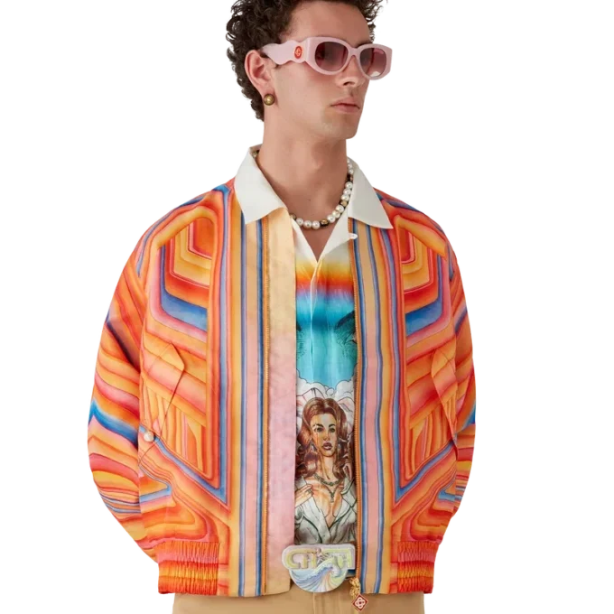 Giacca bomber Low Rider in organza