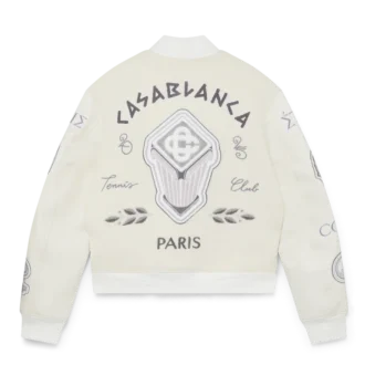 Giacca bomber patchwork in ciniglia