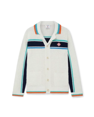 Giacca-camicia Tennis all’uncinetto