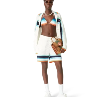 Giacca-camicia Tennis all’uncinetto