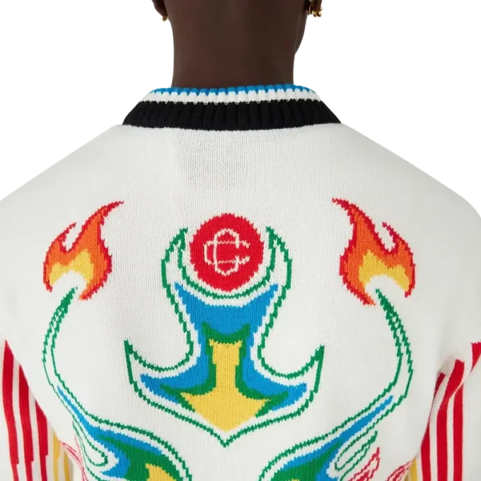 Giacca Casa Club in maglia di cotone Flame Laurel