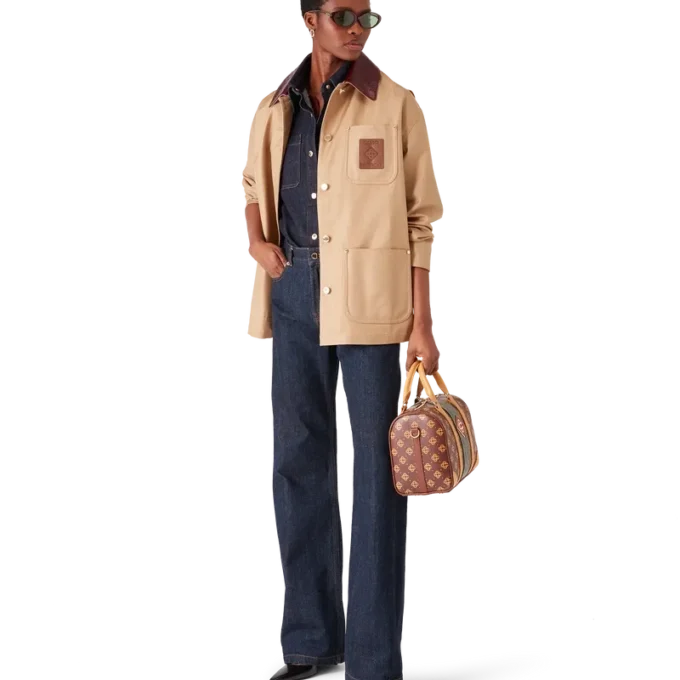 Giacca da lavoro beige Giacca da lavoro beige