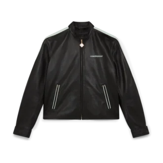 Giacca da motociclista in pelle