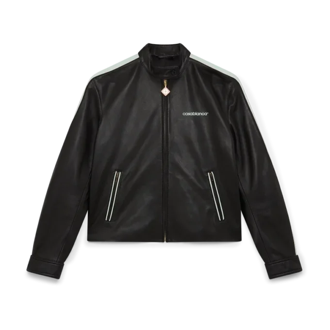 Giacca da motociclista in pelle Giacca da motociclista in pelle