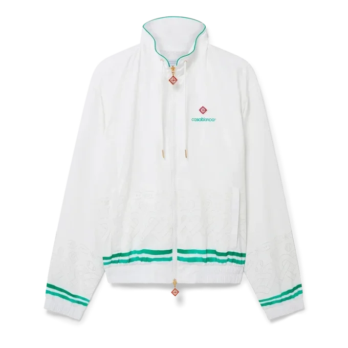 Giacca da training con dettagli laser