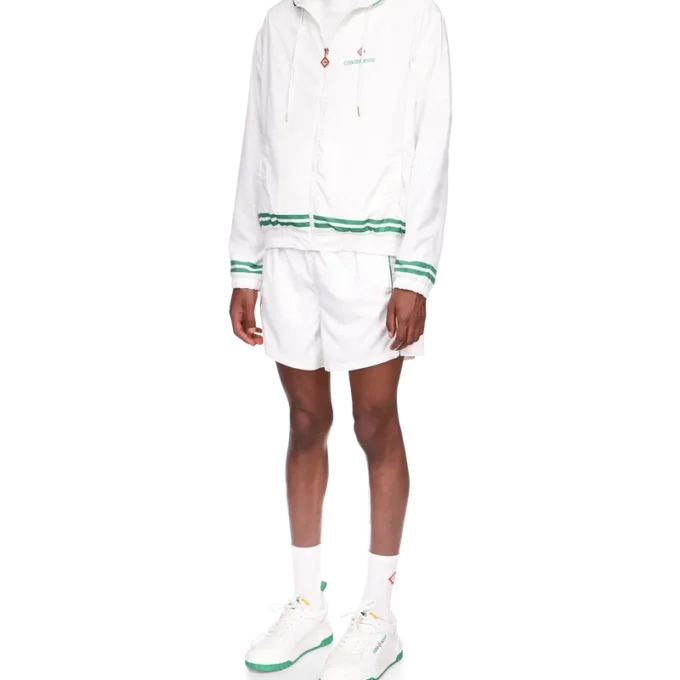 Giacca da training con dettagli laser