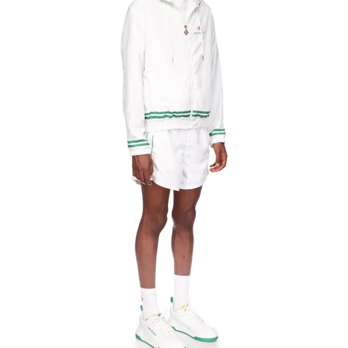 Giacca da training con dettagli laser