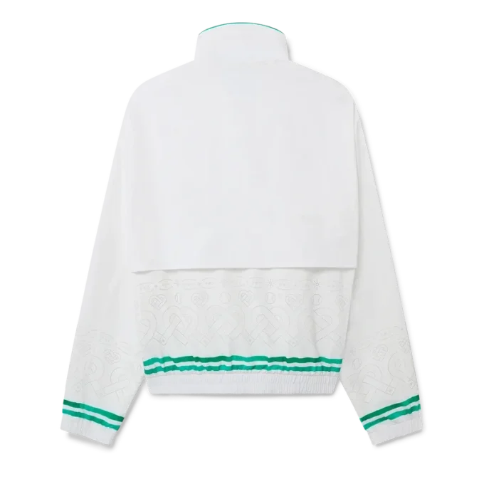 Giacca da training con dettagli laser