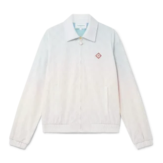 Giacca da training con dettagli laser sfumati