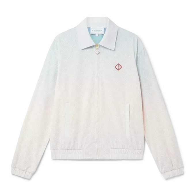 Giacca da training con dettagli laser sfumati