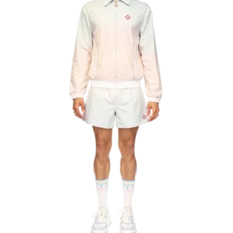 Giacca da training con dettagli laser sfumati