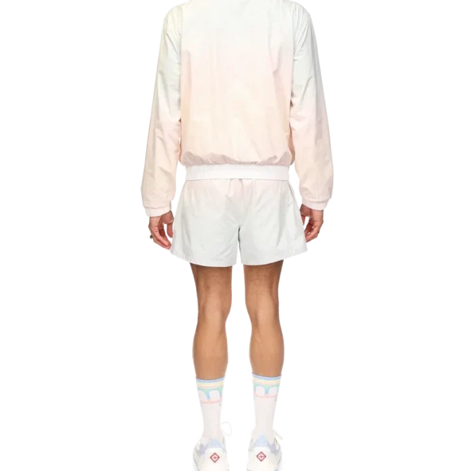 Giacca da training con dettagli laser sfumati