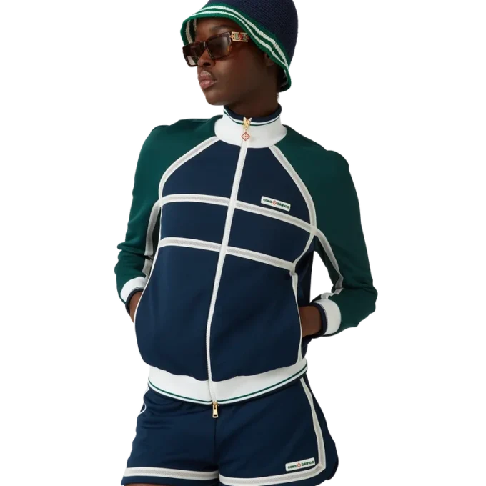 Giacca da training con nastro in rete