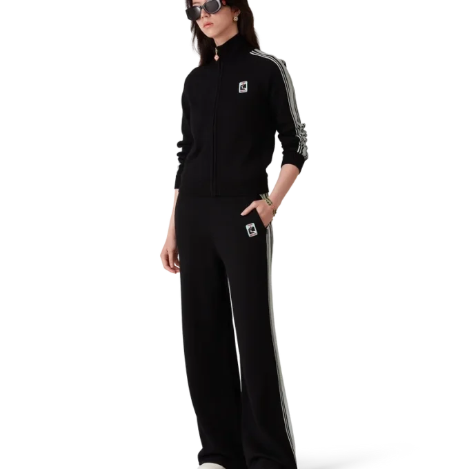 Giacca da tuta in maglia merino