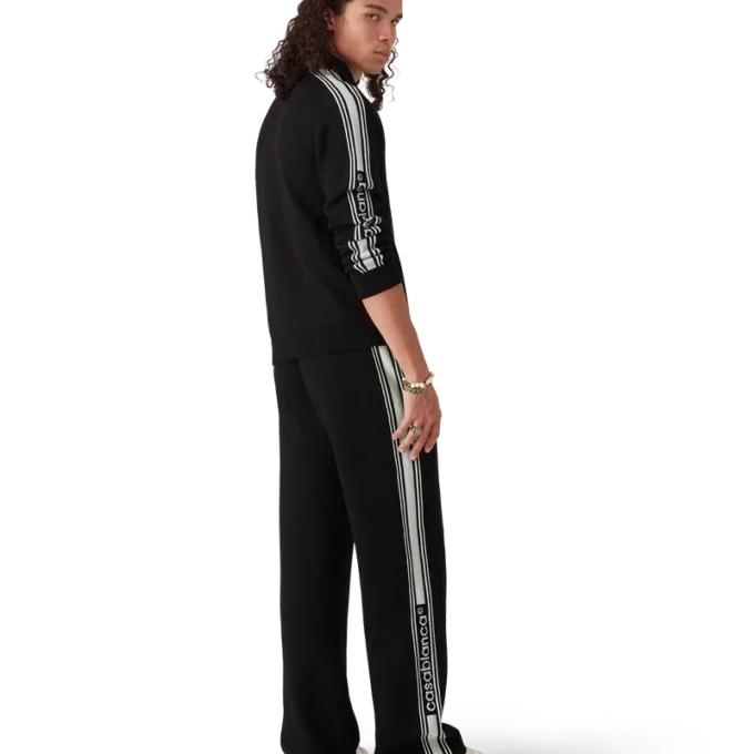 Giacca da tuta in maglia merino