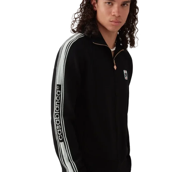 Giacca da tuta in maglia merino