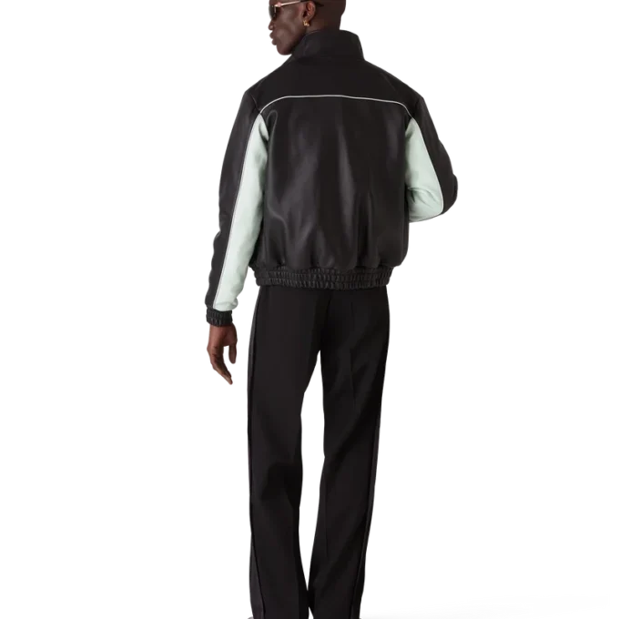 Giacca da tuta in pelle