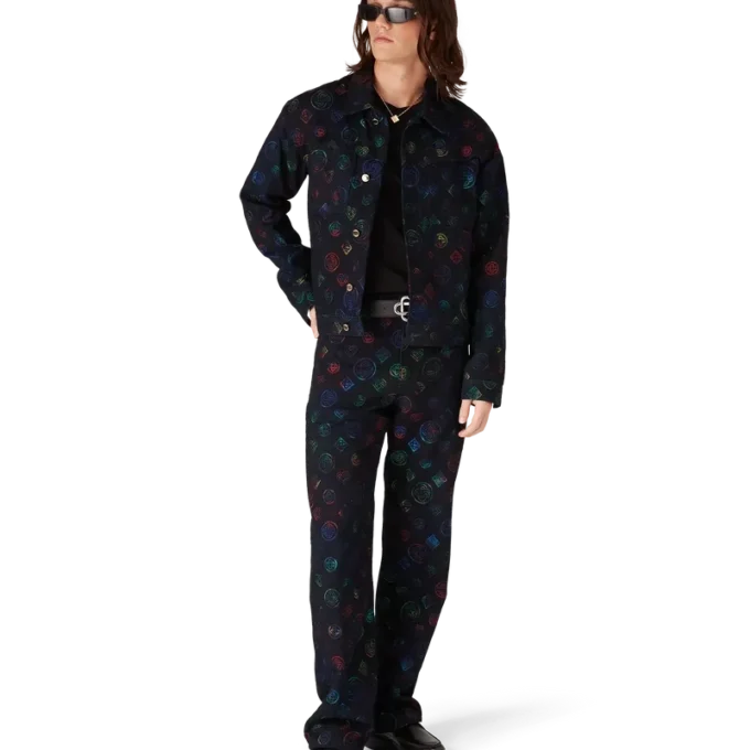 Giacca in denim Heatmap