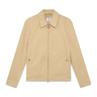 Giacca in jacquard di cotone con monogramma