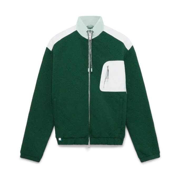 Giacca in nylon jacquard con monogramma Giacca in nylon jacquard con monogramma