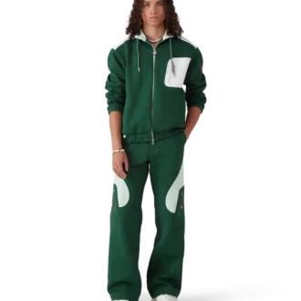 Giacca in nylon jacquard con monogramma