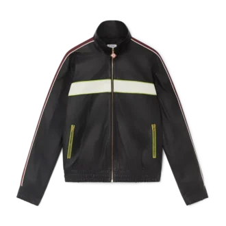 Giacca in pelle nera