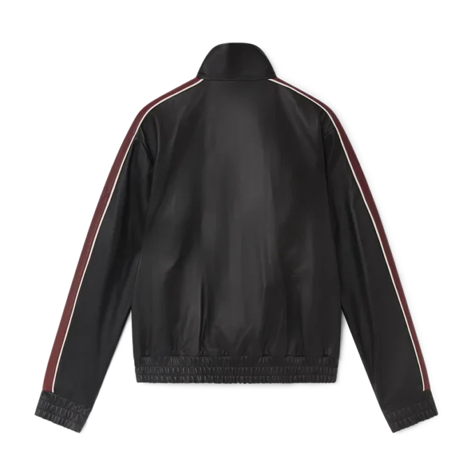 Giacca in pelle nera