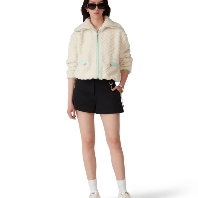 Giacca in pile jacquard Monogram Giacca in pile jacquard Monogram