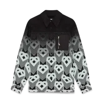 Giacca-pantalone con monogramma sfumato